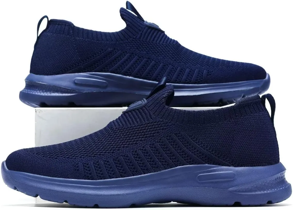 Mens Walking Shoes Lightweight Breathe Mesh Running Shoes Slip On Fashion Tennis Sneakers Comfort Gym Workout Zapatos de Hombre