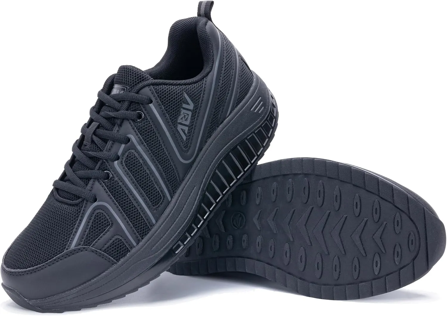 Men's Walking Shoes Wide Width Arch Support Athletic Sneakers Comfort Plantar Fasciitis Shoes for Feet Pain Relief