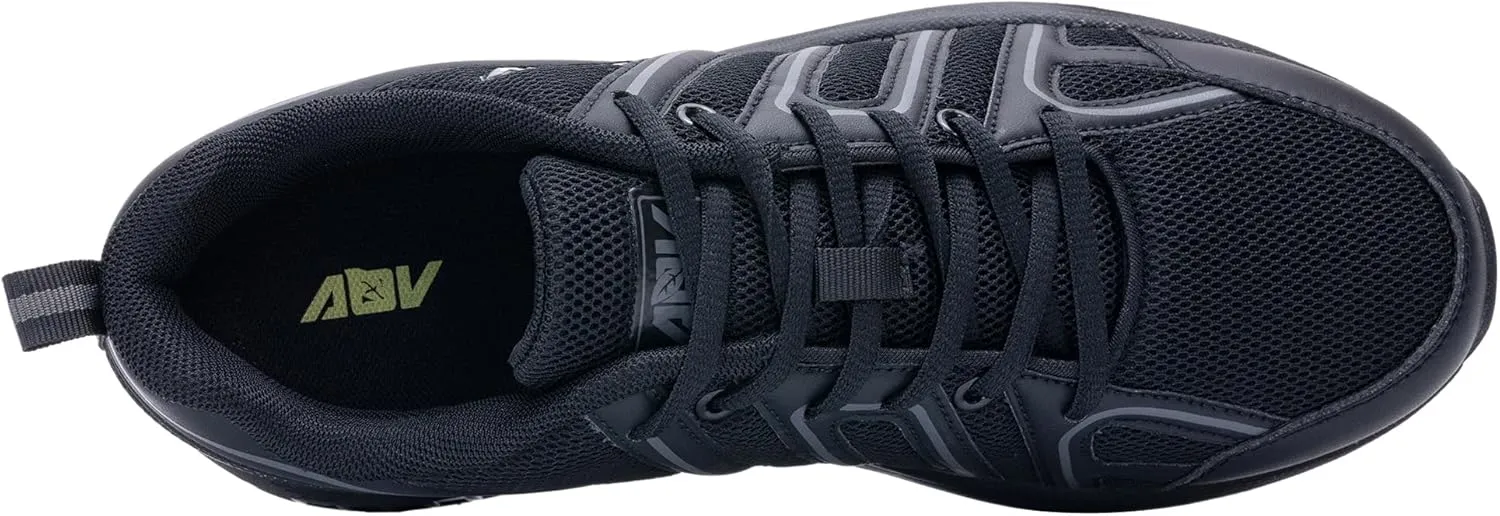 Men's Walking Shoes Wide Width Arch Support Athletic Sneakers Comfort Plantar Fasciitis Shoes for Feet Pain Relief
