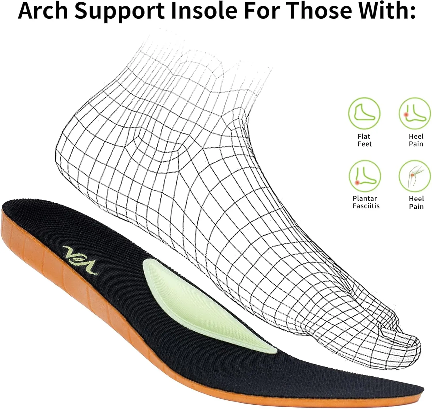 Men's Walking Shoes Wide Width Arch Support Athletic Sneakers Comfort Plantar Fasciitis Shoes for Feet Pain Relief