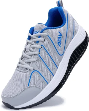 Men's Walking Shoes Wide Width Arch Support Athletic Sneakers Comfort Plantar Fasciitis Shoes for Feet Pain Relief