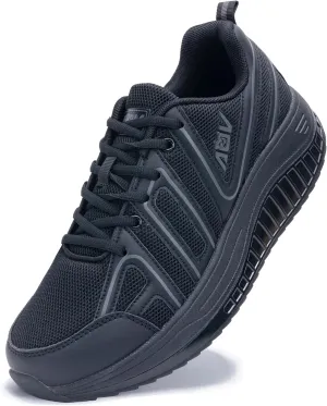 Men's Walking Shoes Wide Width Arch Support Athletic Sneakers Comfort Plantar Fasciitis Shoes for Feet Pain Relief