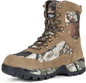 Men's Waterproof Military Tactical Boots Anti-slip Work Boot, 8" Insulated Combat Boots, 400g Thinsulate