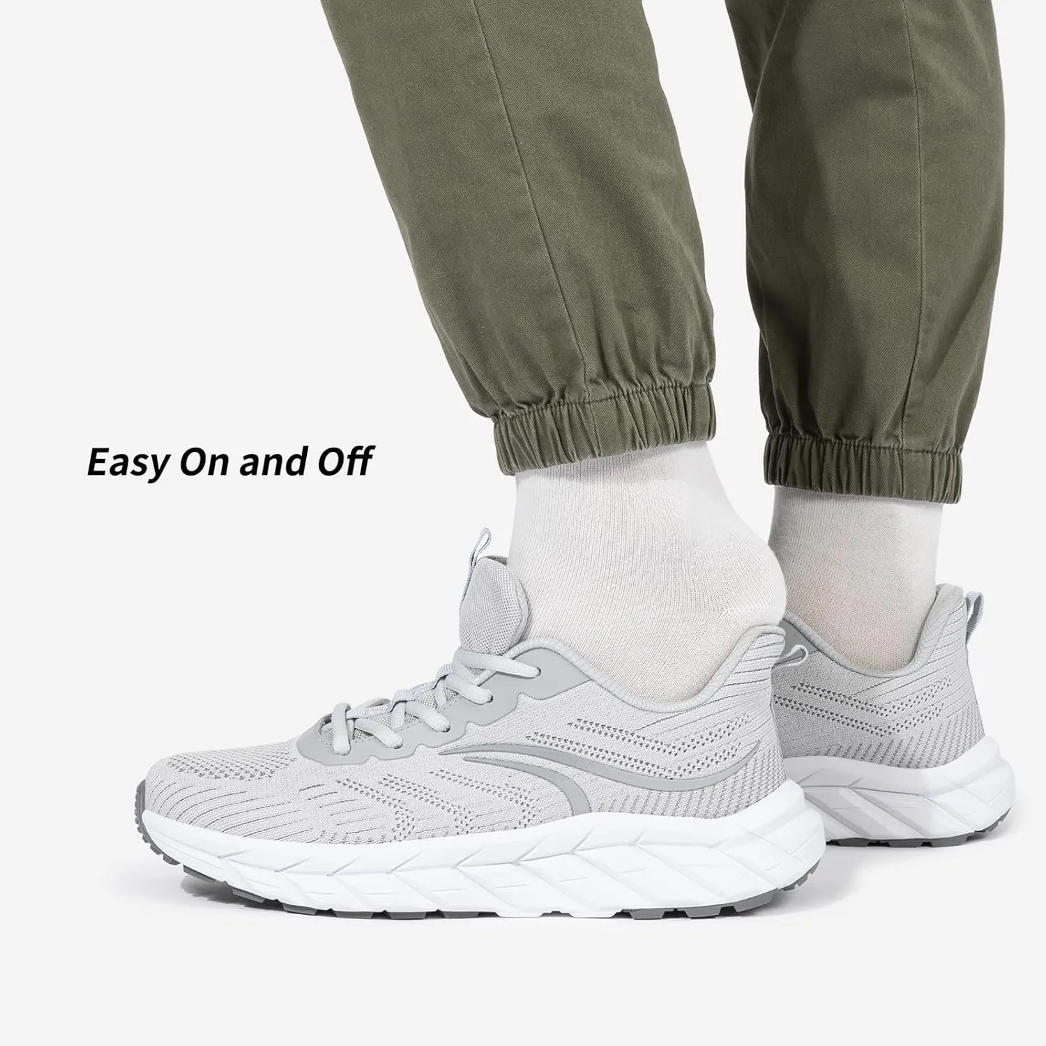 Men's Wide Walking Shoes Breathable Mesh Athletic Sneakers Wide Toe Box Shoes with Arch Support for Plantar Fasciitis