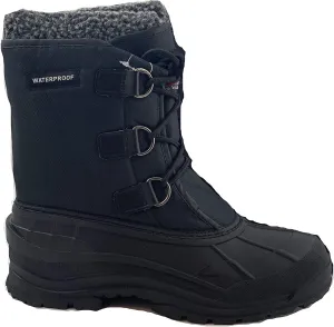Men's Winter Snow Boots Shoes Waterproof Insulated Lace UP (D,M)