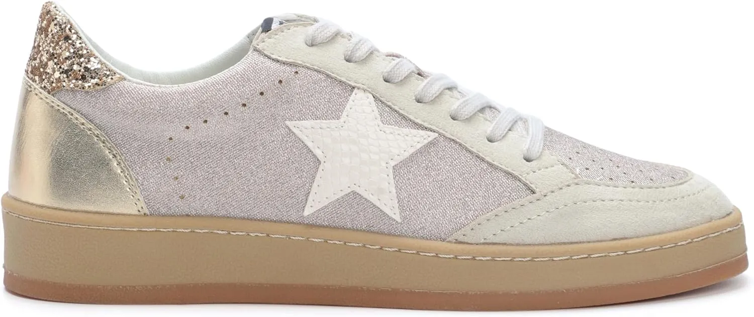 Mi.iM Avery Rubber Sole Lace-up Star Sneakers