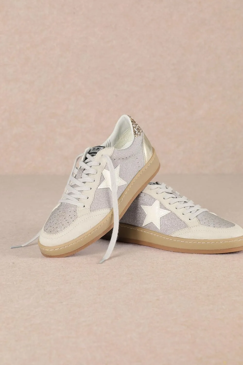 Mi.iM Avery Rubber Sole Lace-up Star Sneakers