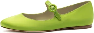 miss left Women Classic Adjustable Single Strap Buckle Mary Jane Flats Round Toe Comfortable Party Dress Daily Shoes Size 4-16 US