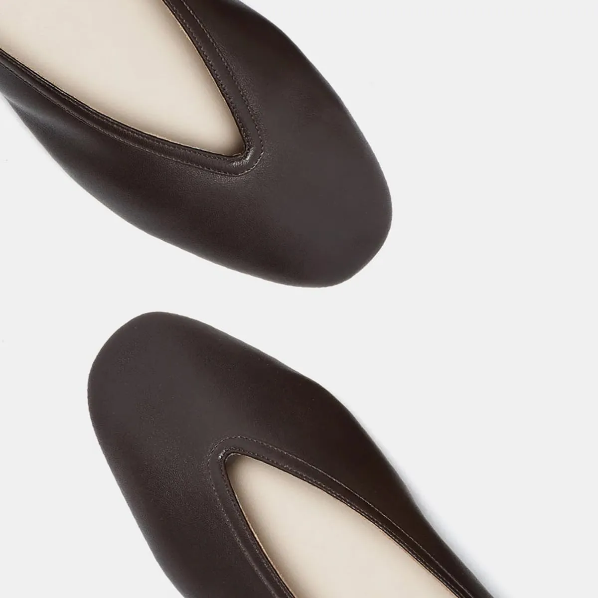 miss left Women Classic Closed Round Toe V-Cut Ballet Flats Comfortable Slip on Ballroom Dance Daily Commuting Shoes Size 4-16 US