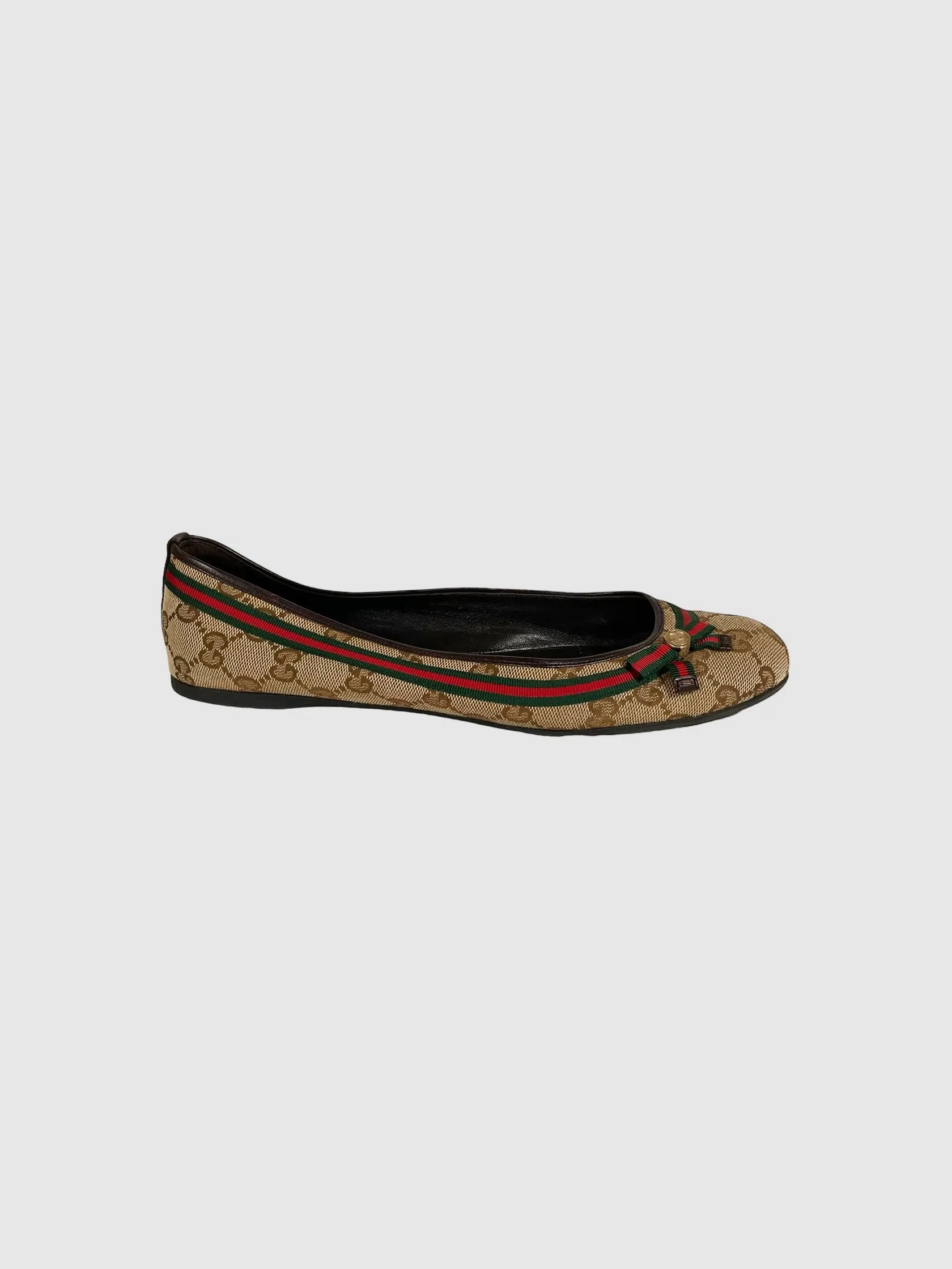 Monogram Canvas Flats - Size 39