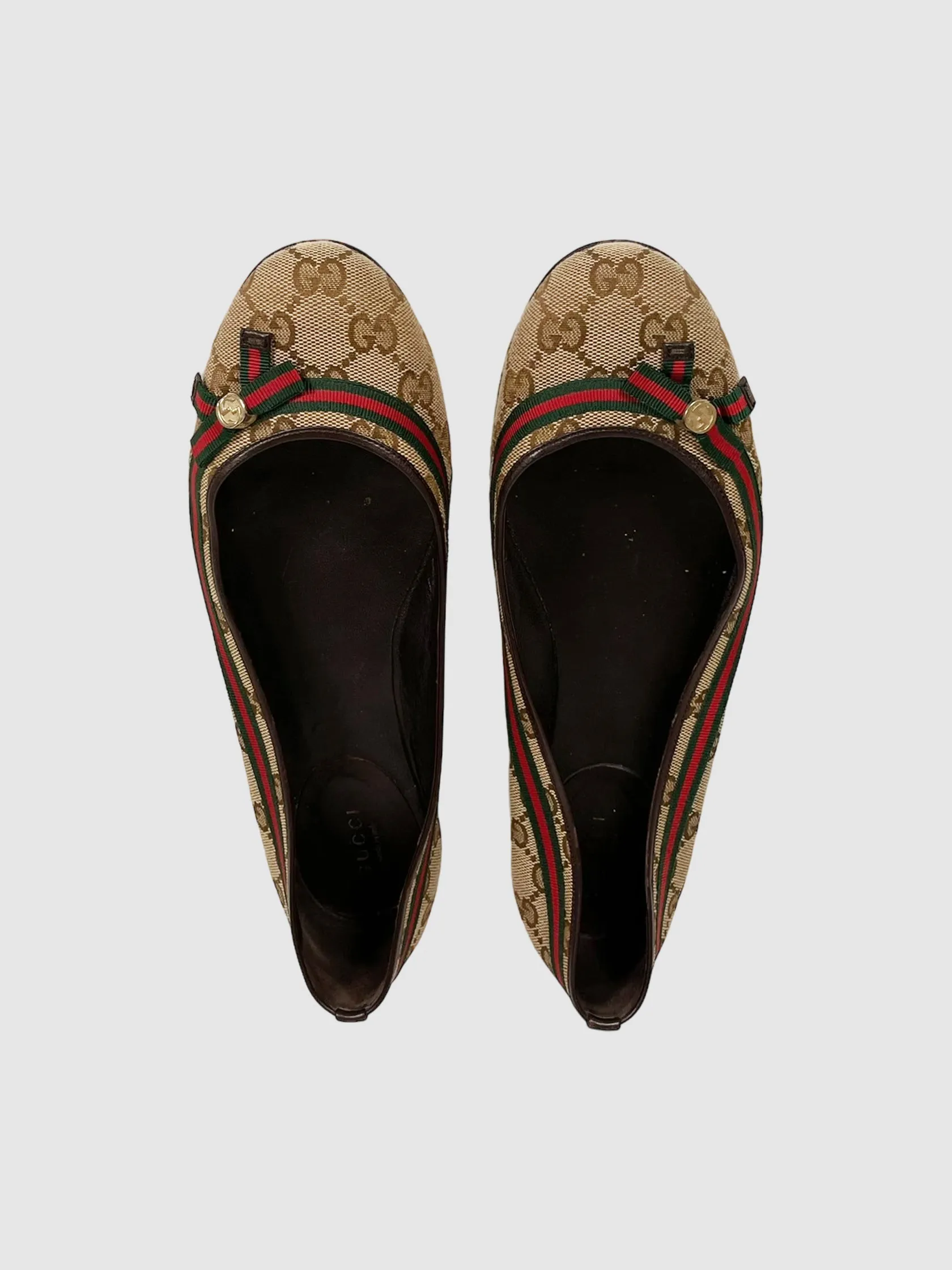 Monogram Canvas Flats - Size 39