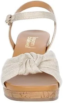Naomi - Women's Open Toe Linen Summer Wedge Sandals