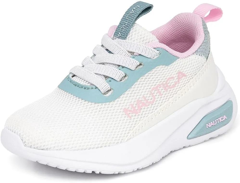 Nautica Kids Athletic Slip-On Sneakers - Comfortable Bungee Running Shoes for Boys and Girls - Stylish and Supportive Footwear for Active Kids (Big Kid/Little Kid/Toddler)