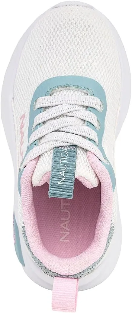 Nautica Kids Athletic Slip-On Sneakers - Comfortable Bungee Running Shoes for Boys and Girls - Stylish and Supportive Footwear for Active Kids (Big Kid/Little Kid/Toddler)