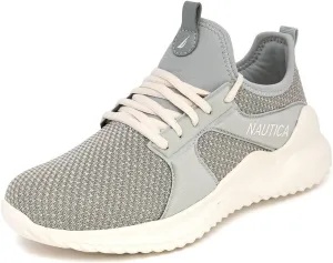 Nautica Women's Fashion Sneaker Lace-Up Jogger Running Shoe Casual Walking Tennis Sneaker