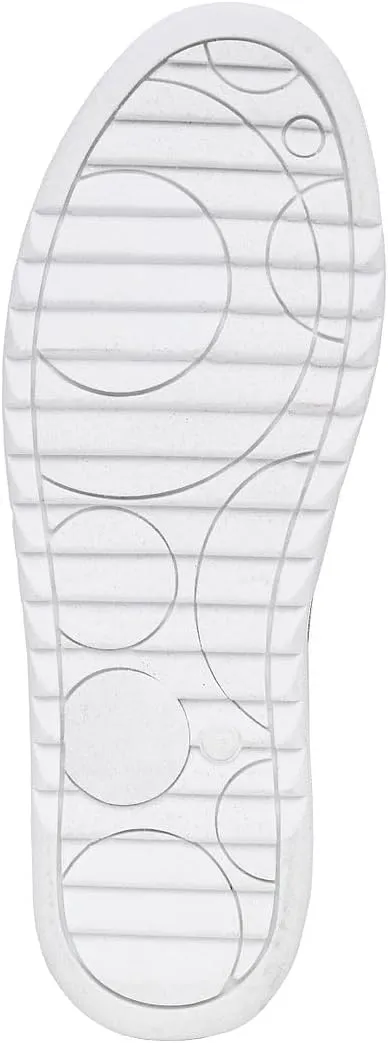 Nautica Women's Slip-On Fashion Sneakers with Side Zipper – Comfortable Low-Top Walking Shoes for Casual Everyday Wear
