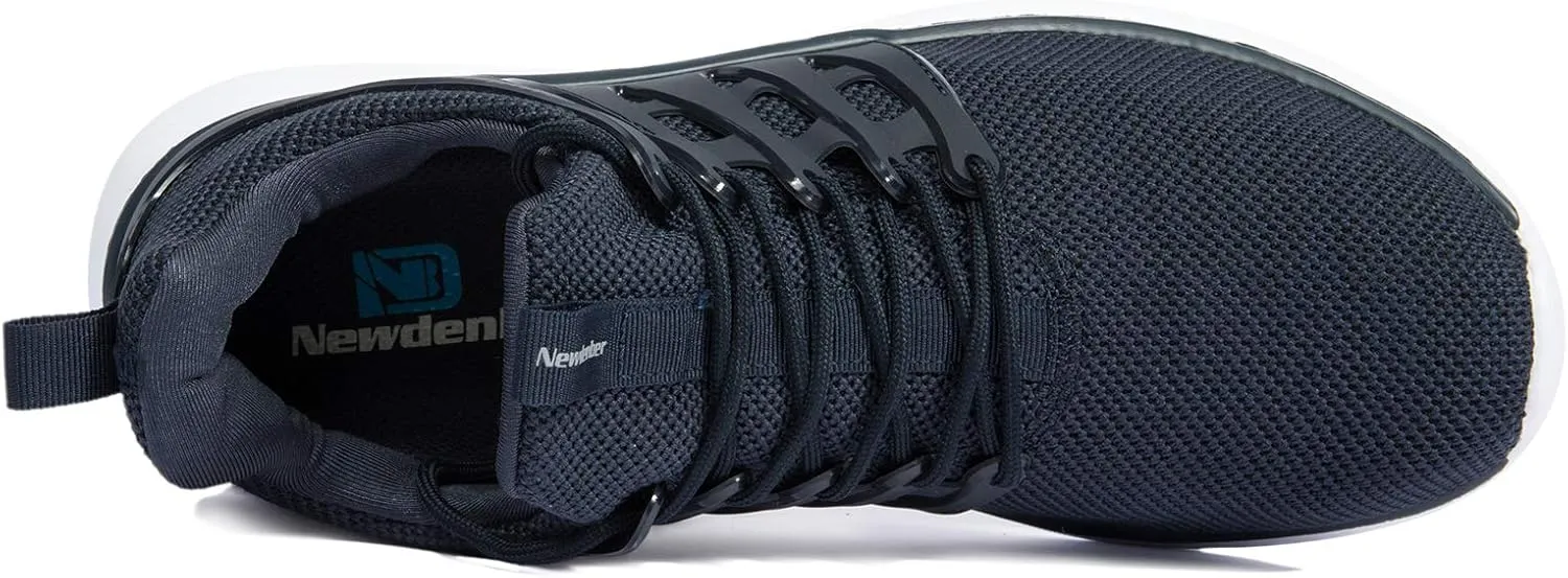 NewDenBer Men's Lightweight Sneakers Comfortable Athletic Walking Running Tennis Shoes