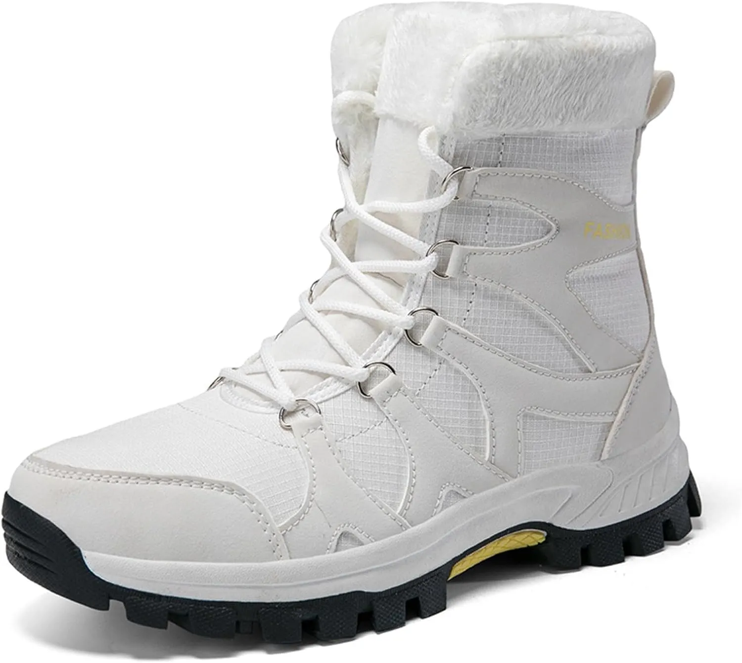 Non Slip Winter Boots Womens Ankle Boots Fur Lined Snow Boots Waterproof Warm Boots Ski Boots Short Furry Boots