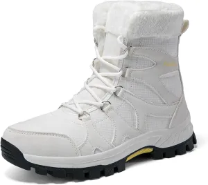 Non Slip Winter Boots Womens Ankle Boots Fur Lined Snow Boots Waterproof Warm Boots Ski Boots Short Furry Boots