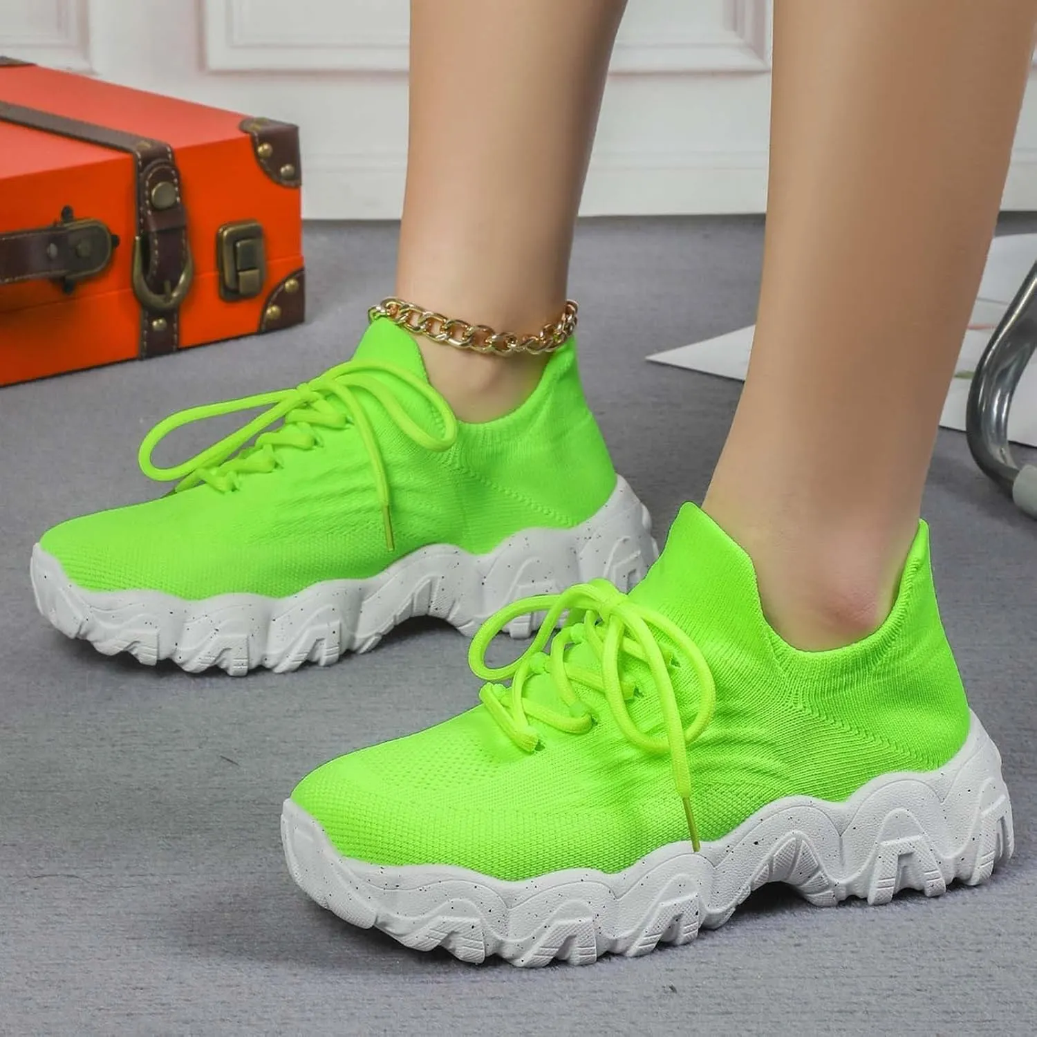 Nurse Babe Shoes, Orthopedic Shoes for Women, Comfort Wear Orthowear Shoe, Ortho Pro Sneakers Breathable Mesh Casual Footwear Walking Running Sneakers with Arch Support Soft Comfy Cushion