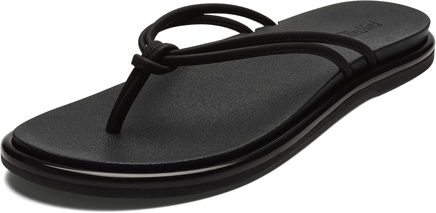 OLUKAI Aka Women's Beach Sandals, Water-Friendly Flip-Flop Slides, All-Day Comfort & Support, Stylish & Vibrant Colors