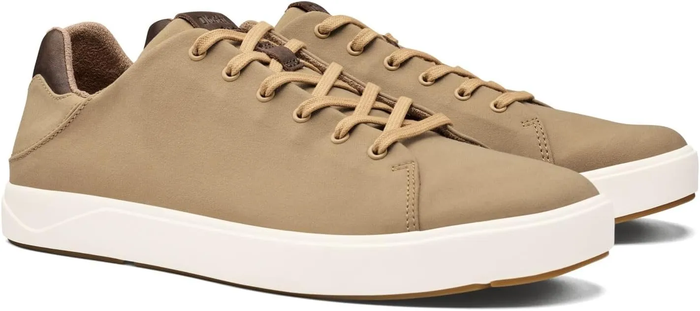 OLUKAI Lae'ahi Li Men's Sneakers, Drop-in Heel & All-Day Comfort, Breathable Lining, Waxed Canvas
