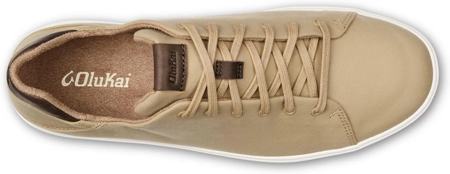 OLUKAI Lae'ahi Li Men's Sneakers, Drop-in Heel & All-Day Comfort, Breathable Lining, Waxed Canvas