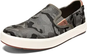 OLUKAI Lae'ahi Pa'i Men's Slip On Sneakers, Lightweight Barefoot Feel & Breathable All-Weather Shoes, Drop-in Heel & Comfort Fit