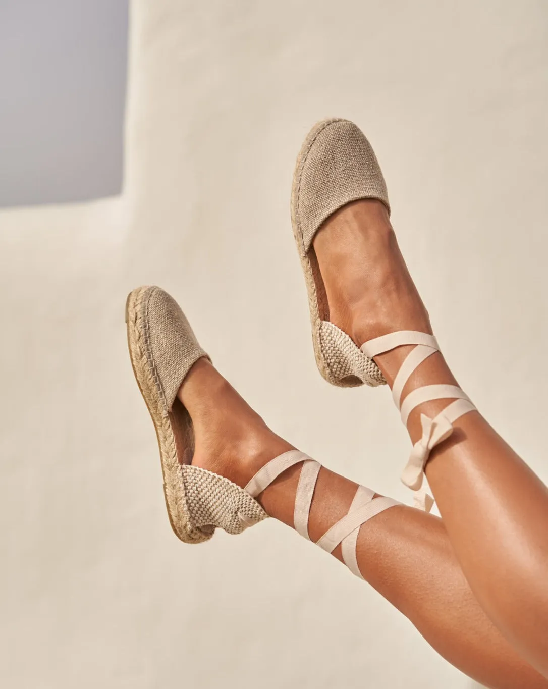 Organic Hemp Flat Valenciana Espadrilles - O71P0 -  La Havana Natural