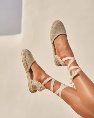 Organic Hemp Flat Valenciana Espadrilles - O71P0 -  La Havana Natural