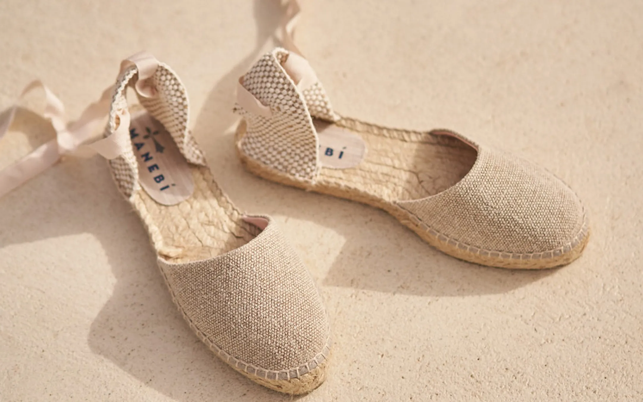 Organic Hemp Flat Valenciana Espadrilles - O71P0 -  La Havana Natural