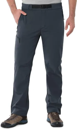 Outdoor Ventures Men's Fleece Lined Snow Pants Waterproof Windproof Ski Hiking Winter Pants With Pockets