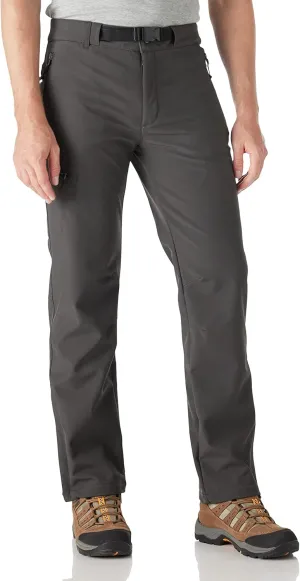 Outdoor Ventures Men's Fleece Lined Snow Pants Waterproof Windproof Ski Hiking Winter Pants With Pockets