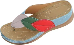 Platform High Heels Vacation Shoes Flip Flops For Ladies Summer Wedges Sandals Shoes Women Slippers Bohemian Sandals