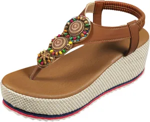 Platform High Heels Vacation Shoes Thick Soled High Heeled Platform Shoes for Women Fashionable and Casual Hollow Toe