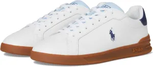 Polo Ralph Lauren, Men, Heritage Court II, White/Light Blue/Navy, 10.5, Medium