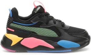 PUMA Kids Girls Rs-X Sunset Lace Up Sneakers Shoes Casual - Black, Multi - Size 2 M
