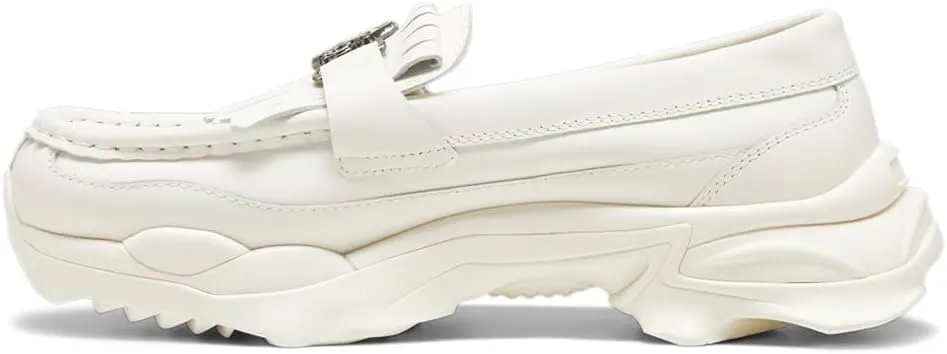 Puma Mens Palomo X Nitefox Loafers Slip On Moc Toe Dress Dress Shoes - White