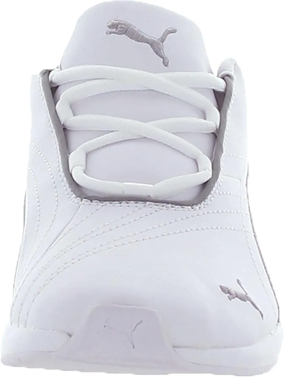 PUMA Womens Ella Lace Up Sneakers Shoes Casual - White