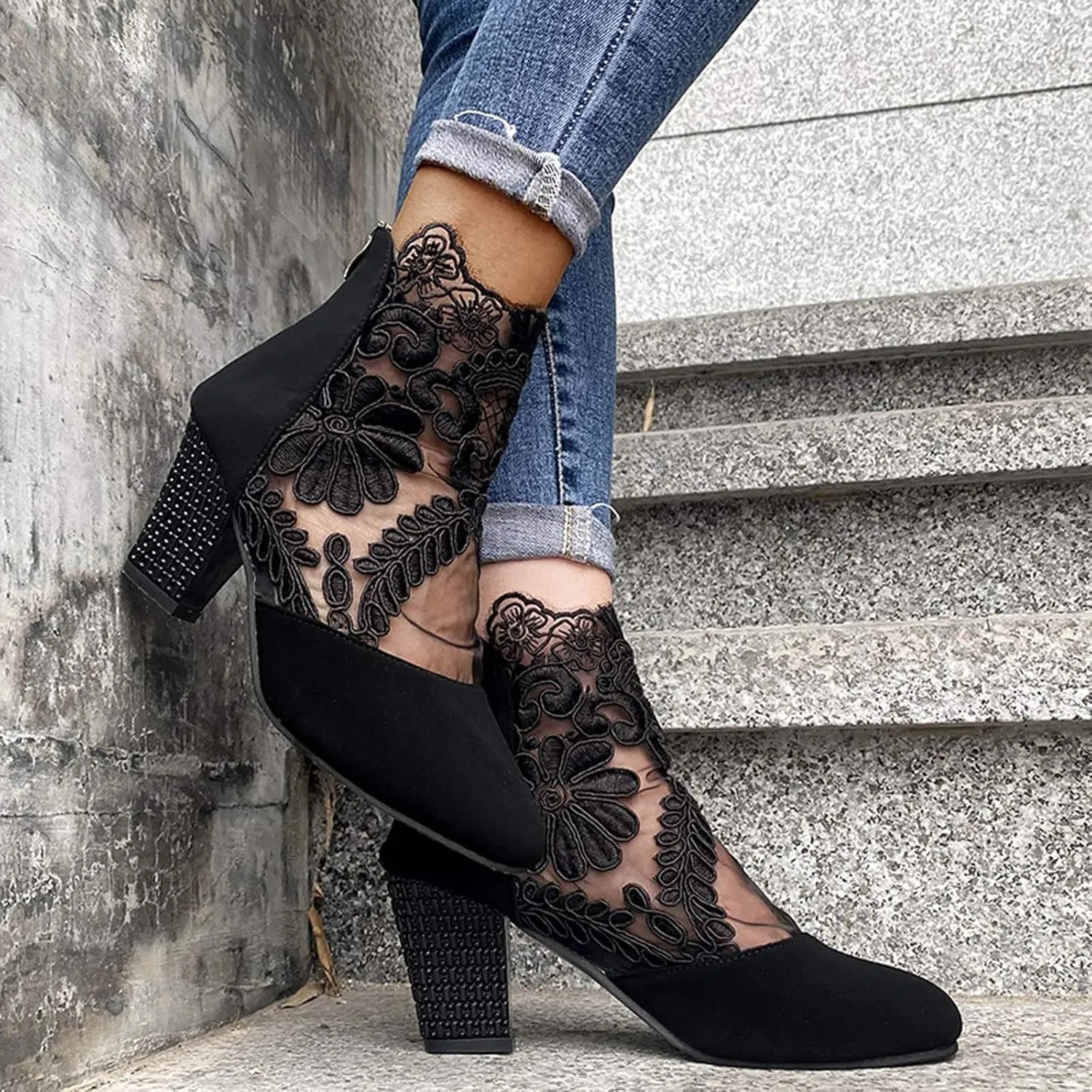 Pump Women Heels Women's Open Toe Heeled Sandals Clear Platform Heels Ankle Strap High Heel Sandals for Women