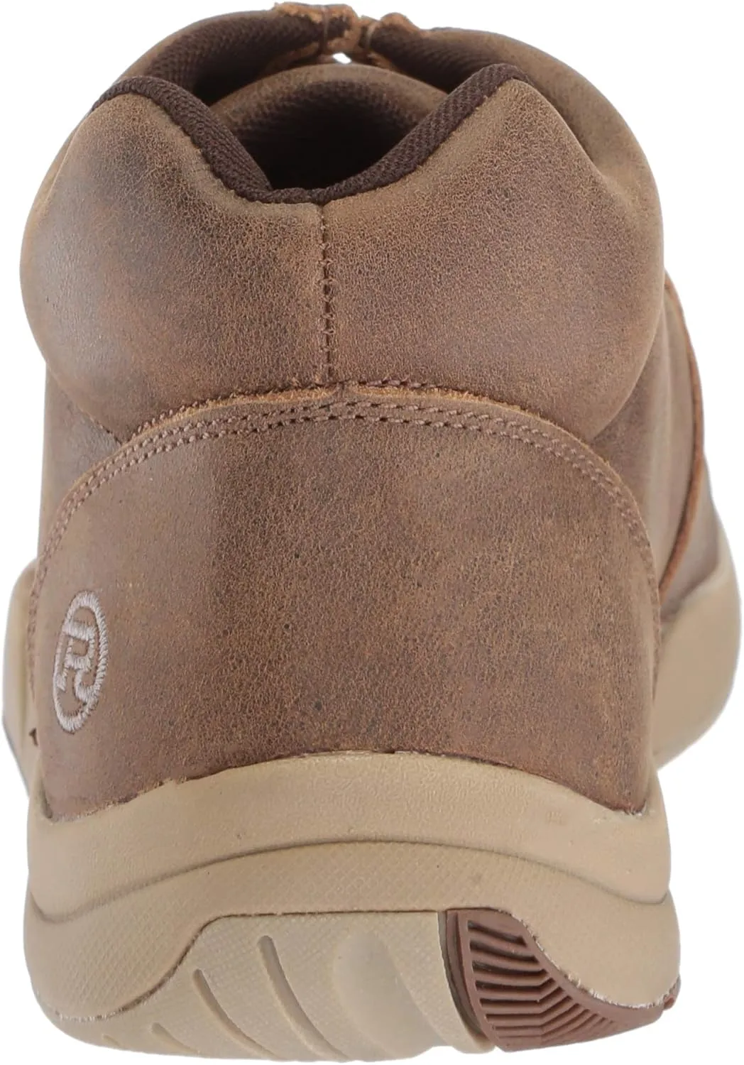 ROPER Mens Clearcut Embossed Textured Round Toe Chukka Casual Boots Ankle - Brown
