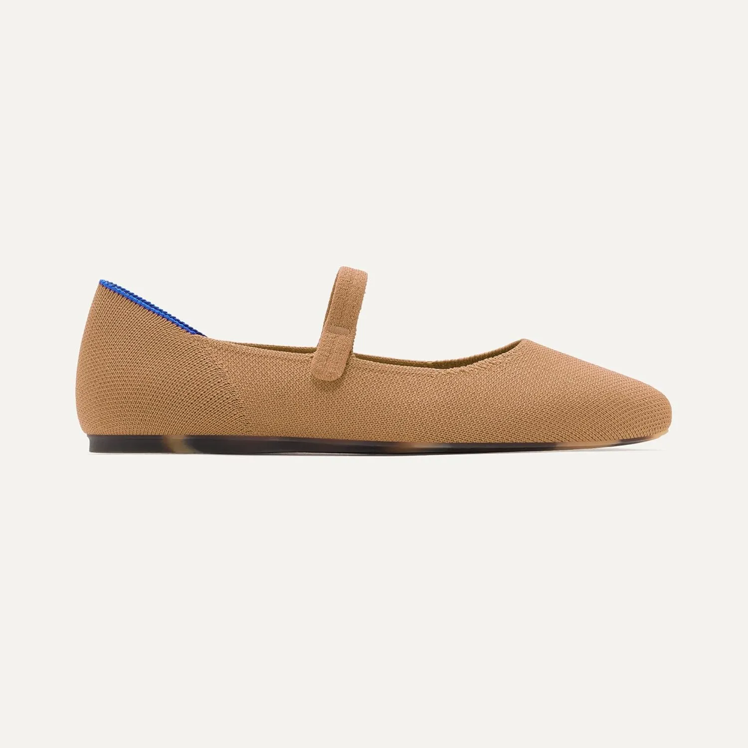Rothy's The Square Mary Jane Women's Slip-On Shoes, Square-Toe Flats, Made from Recycled Plastic Bottles & Machine Washable