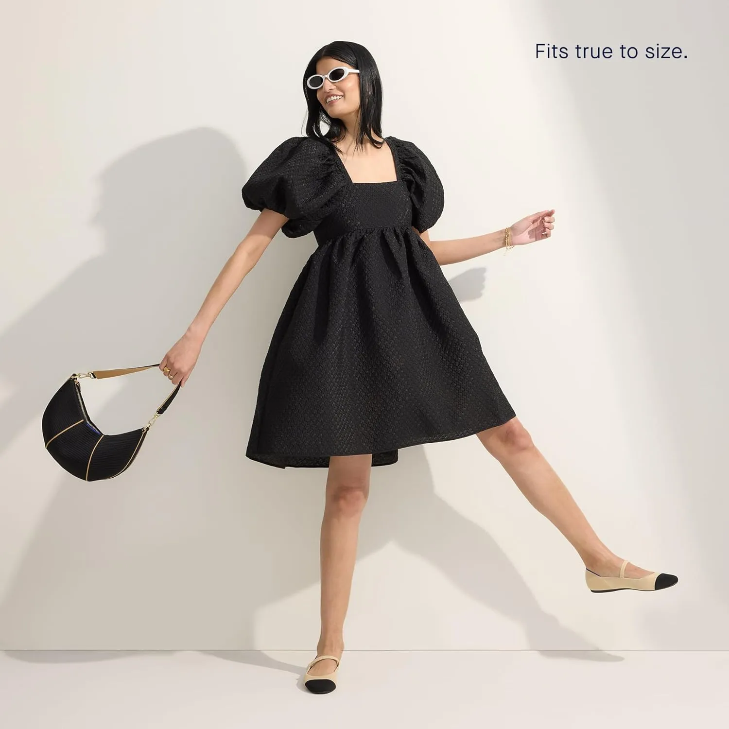 Rothy's The Square Mary Jane Women's Slip-On Shoes, Square-Toe Flats, Made from Recycled Plastic Bottles & Machine Washable
