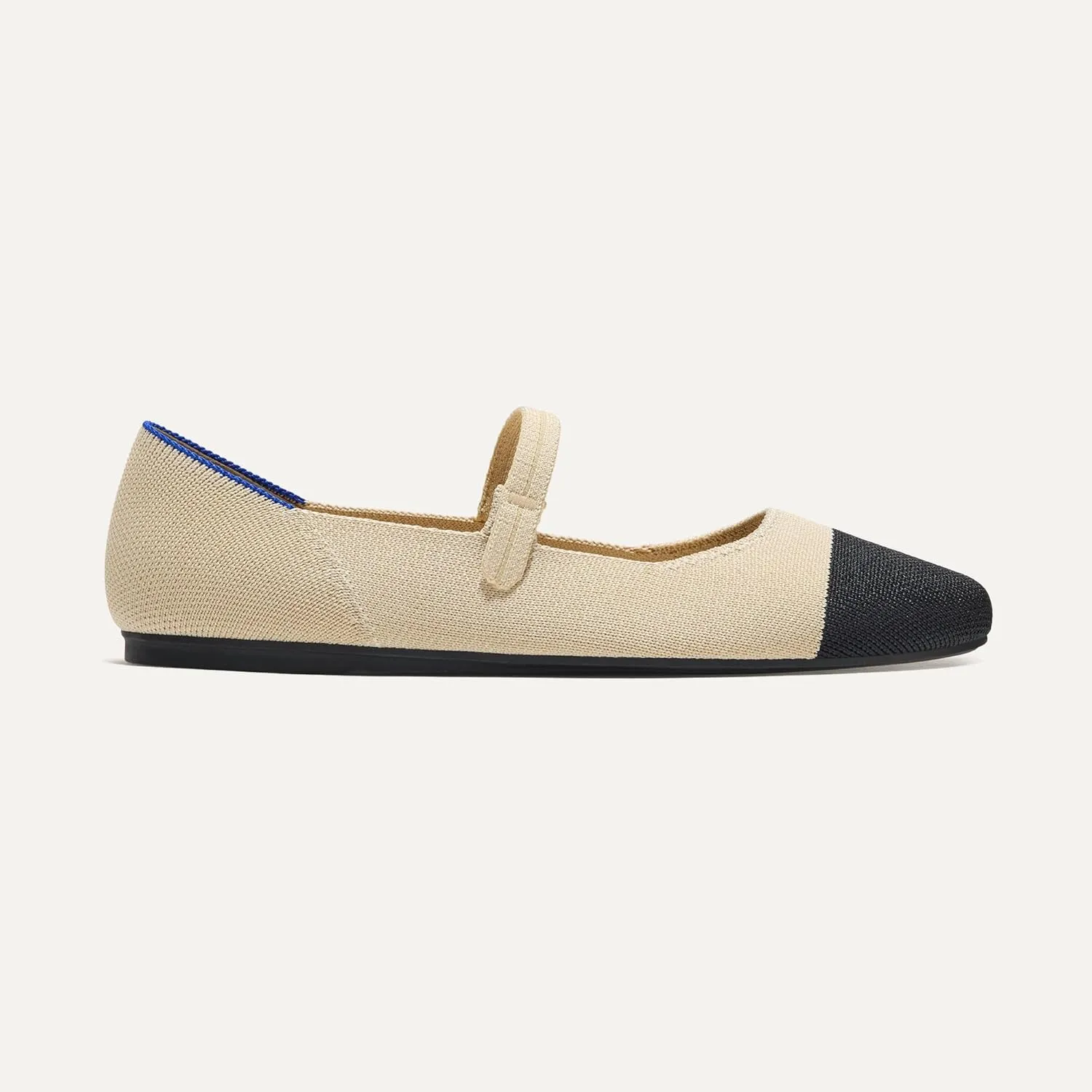 Rothy's The Square Mary Jane Women's Slip-On Shoes, Square-Toe Flats, Made from Recycled Plastic Bottles & Machine Washable