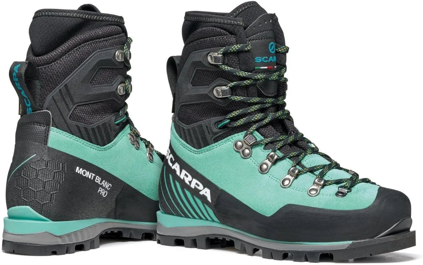 SCARPA Women's Mont Blanc Pro GTX Waterproof Gore-Tex Boots for Hiking and Mountaineering