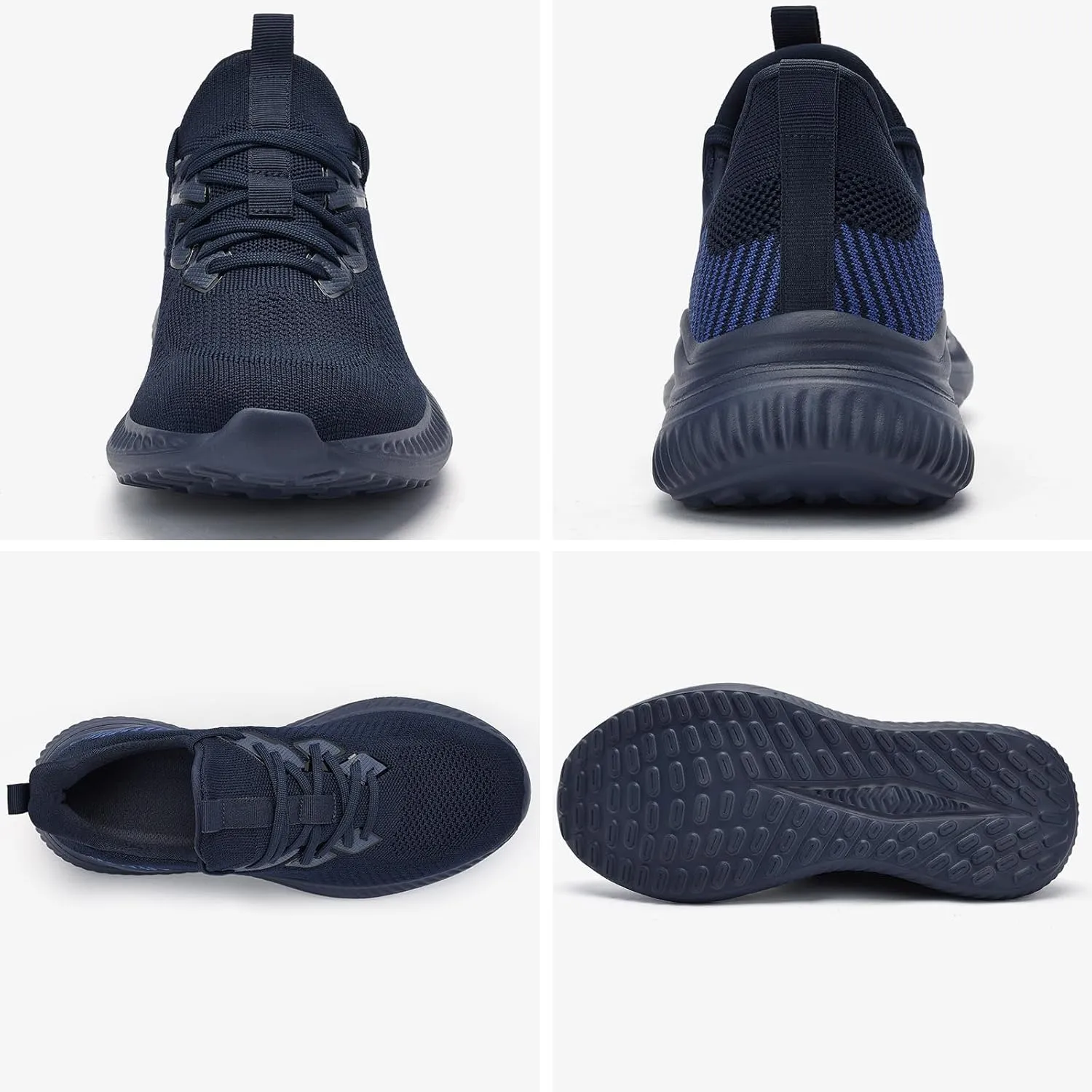 Slow Man Mens Walking Sneakers Wide Width Slip on Tennis Shoes,Lightweight Breathable Running Shoes,Ideal for Athletic Workout Gym Jogging and Casual Wear
