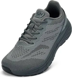 Slow Man Wide Toe Box Shoes for Men - Cushioned Road Running Shoe Non Slip Mens Walking Sneakers for Wide Feet Comfortable Athletic Gym Workout Sneaker