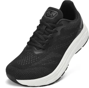 Slow Man Wide Toe Box Shoes for Men - Cushioned Road Running Shoe Non Slip Mens Walking Sneakers for Wide Feet Comfortable Athletic Gym Workout Sneaker