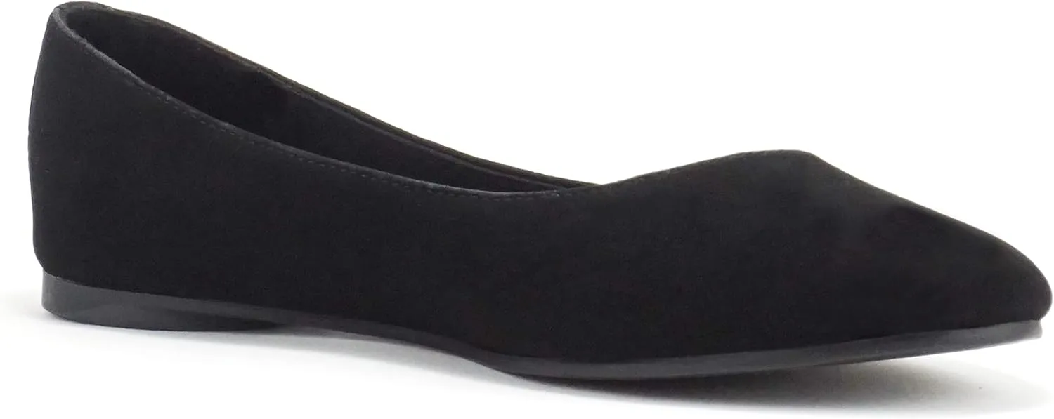 Soda Kreme Comfortable Basic Shoes Women Ballet Flat Round Toe Gel Insole
