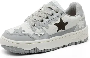 Star Shoes Cute Sneakers Walking Sneakers for Women 2025 New Y2K Aesthetic Cute Big Toe Anti-Slip Comfort US 5-7.5